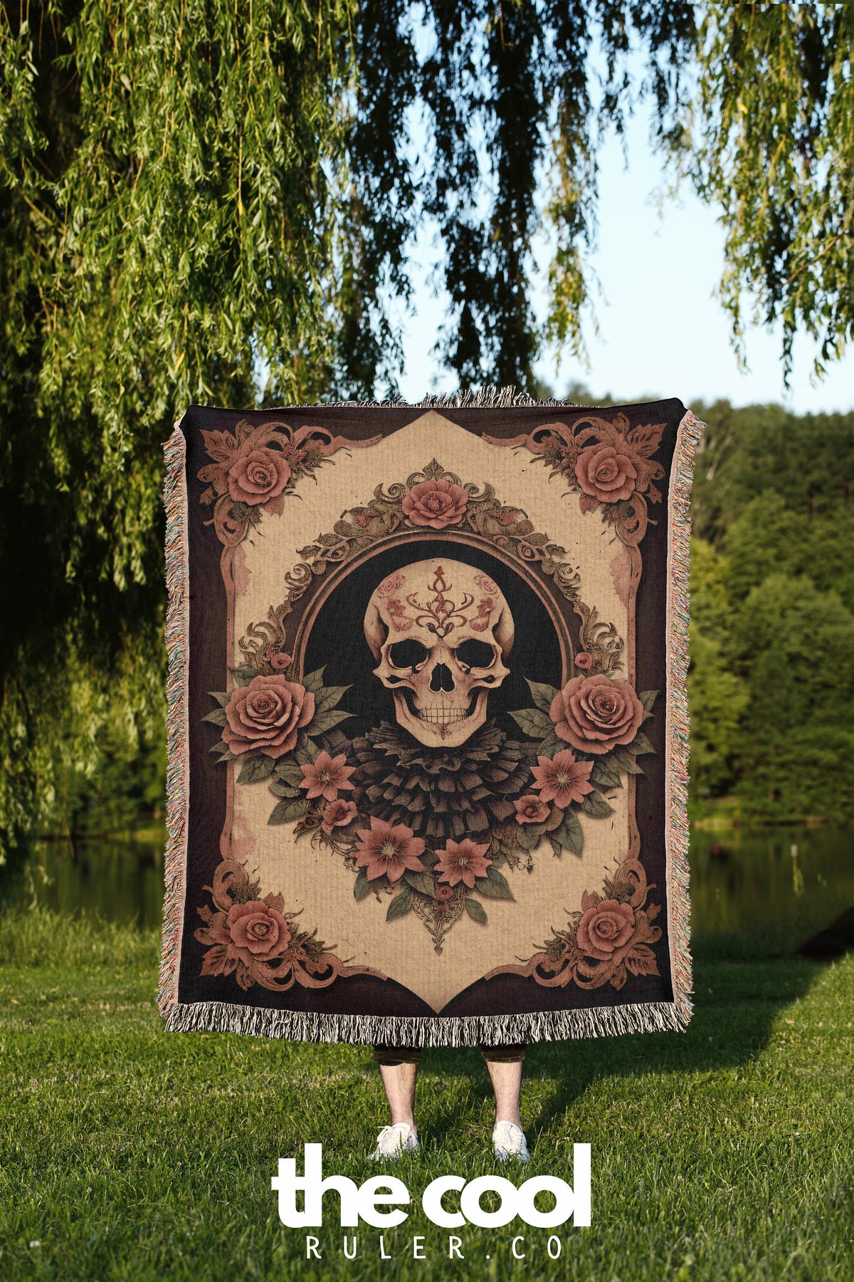 Gothic Dapper Throw Blanket